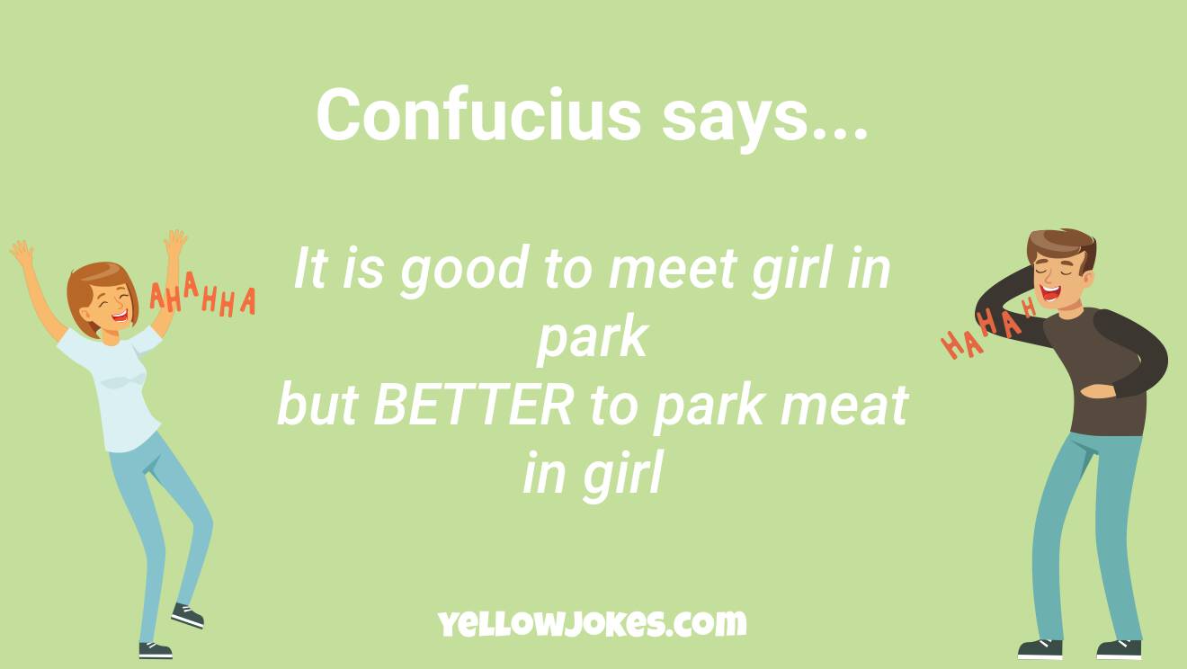 Funny Confucius Say Jokes