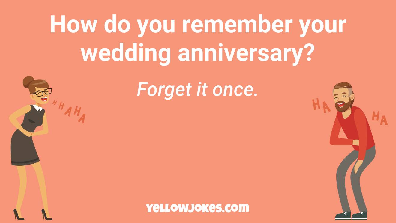 Hilarious Wedding Anniversary Jokes That Will Make You Laugh