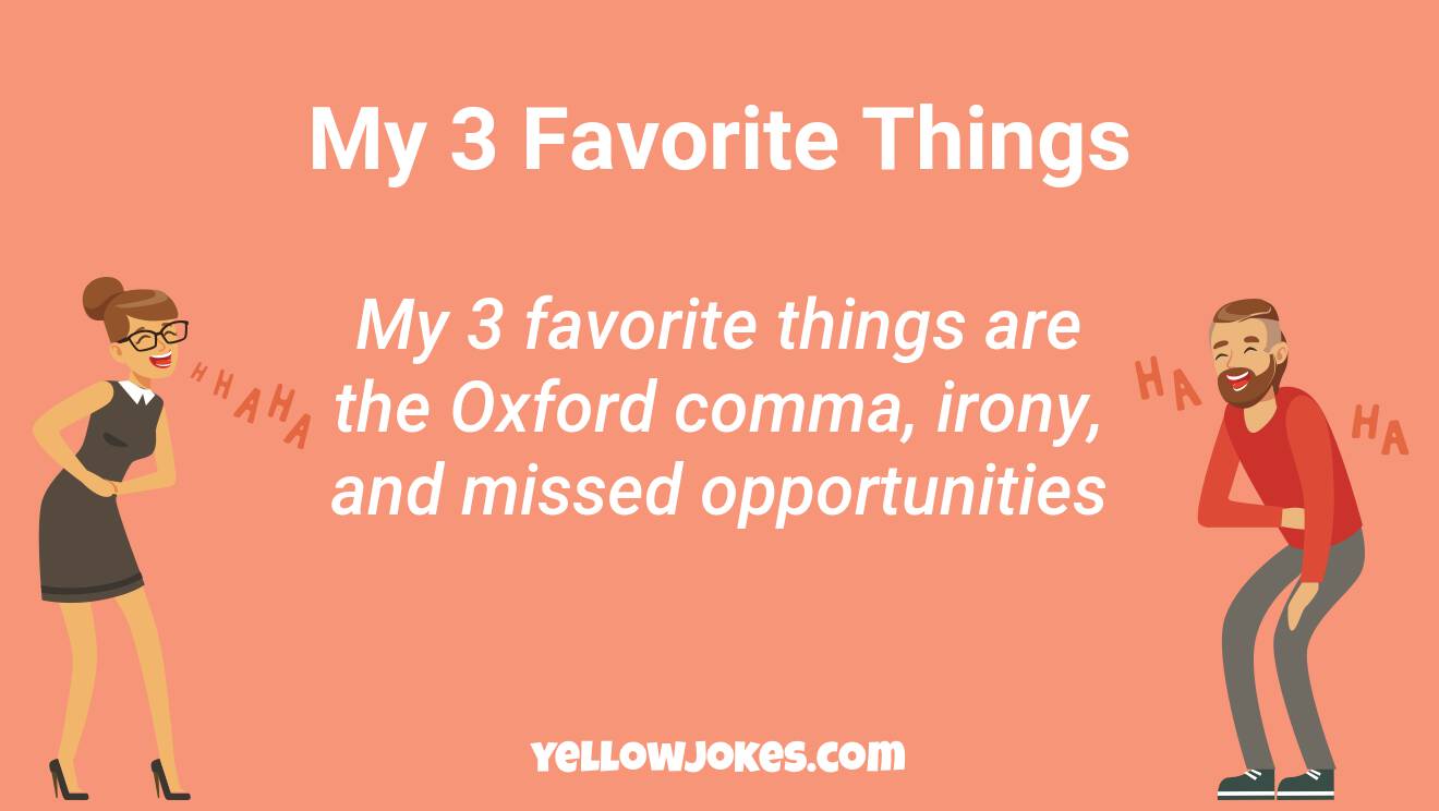 Funny Oxford Comma Jokes